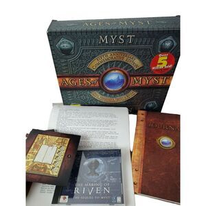AGES of Myst RIVEN 5th Anniv PC‎ Game Commemorative Edition Big Box